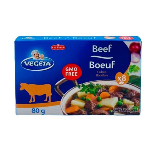 Vegeta Beef Cubes Bouillion 80gr